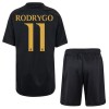 Conjunto (Camiseta+Pantalón Corto) Real Madrid Rodrygo 11 Tercera Equipación 23-24 - Niño